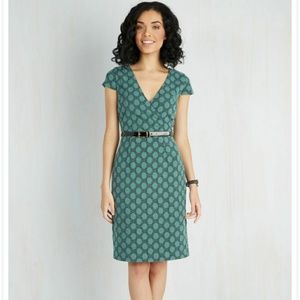 Modcloth Peace and Client Dress in Dots